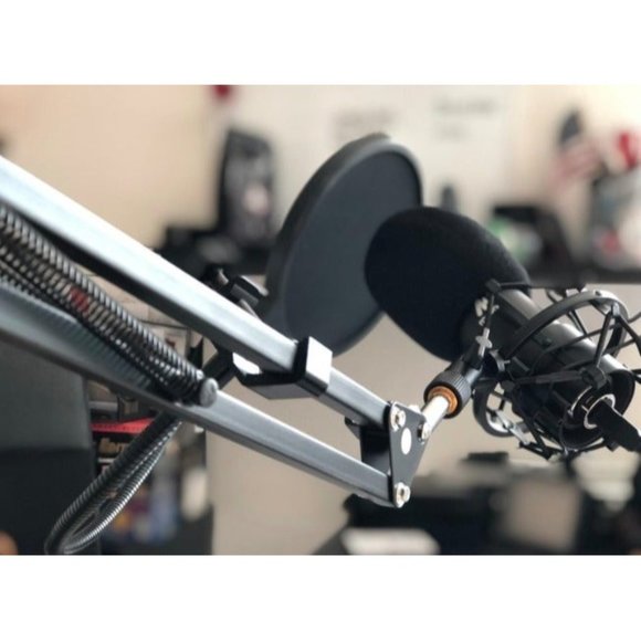 USB Microphone,  192KHZ/24Bit Plug & Play PC Computer Podcast Condenser - Picture 3 of 3